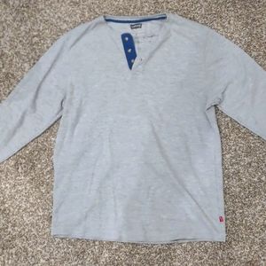 Large Silver Levi's Henley